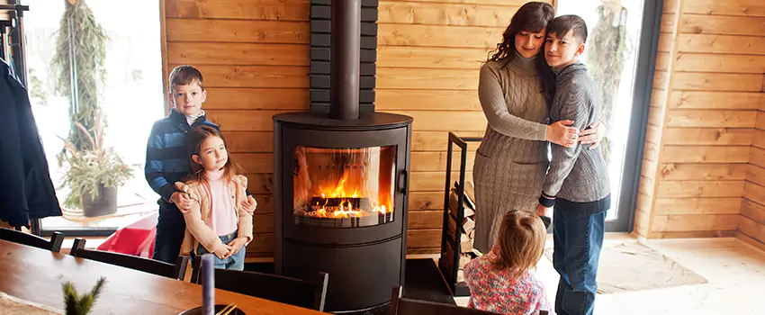 Morso Cast Iron Fireplace Insert Installation in Niagara Falls, Ontario