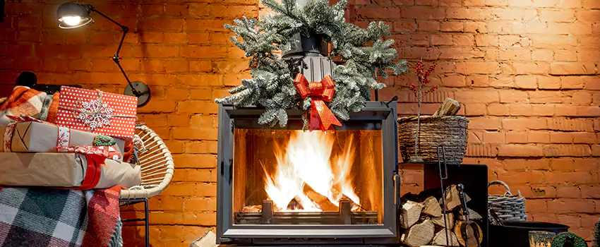 Travis Industries Linear Gas Fireplace Installation in Niagara Falls, Ontario