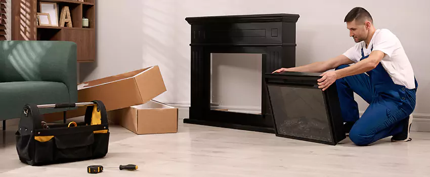 Old Rusted Metal Fireplace Repair And Replacement in Niagara Falls, ON
